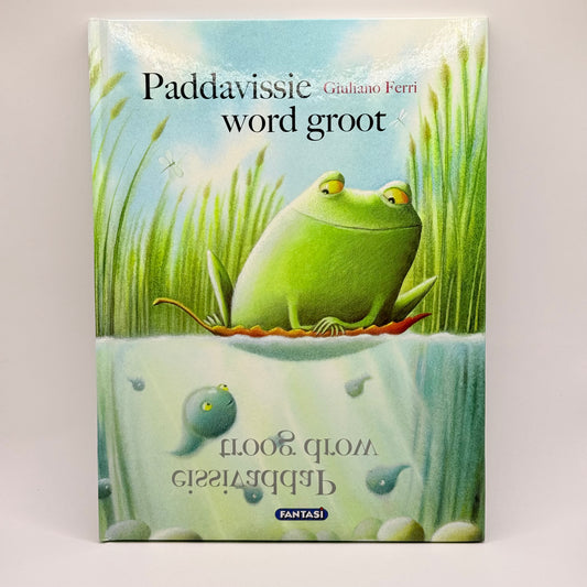 Paddavissie word groot by Giuliano Ferri written in Afrikaans
