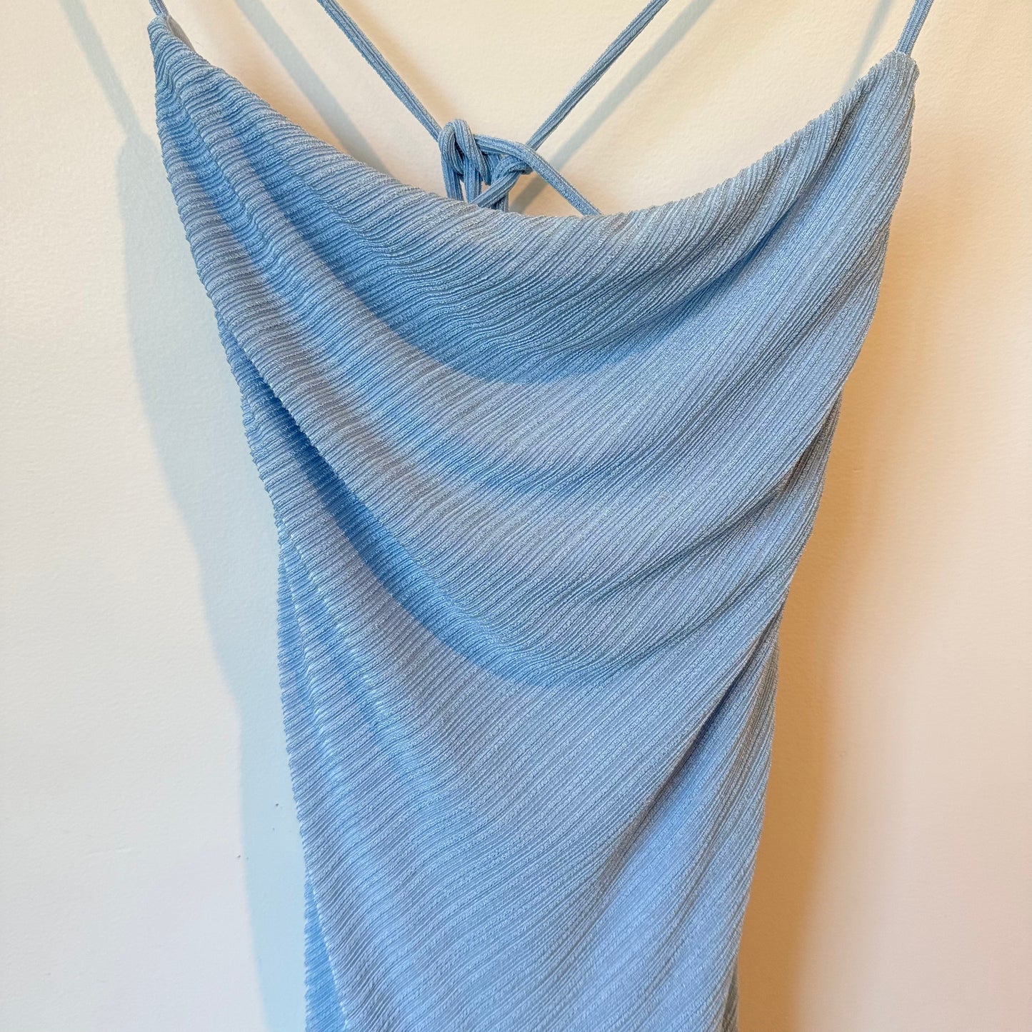 Pagani Textured Jersey Gown Baby blue - Size 6