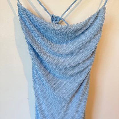 Pagani Textured Jersey Gown Baby blue - Size 6