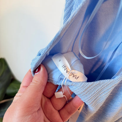 Pagani Textured Jersey Gown Baby blue - Size 6