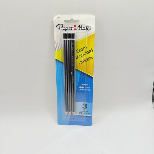 Paper Mate Exam Standard 2B Pencils (3 Pack)