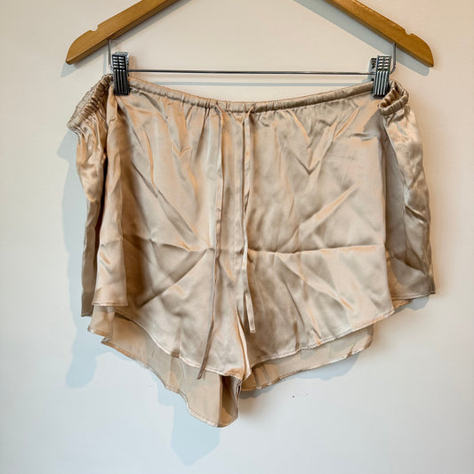 Papinelle Audrey 100% Silk Pajama Set — XL (Champagne)