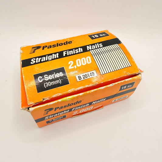 Paslode c series 30mm 16 ga. Straight finish nails (b20149) - finishing nails original photo - what’s new home&living