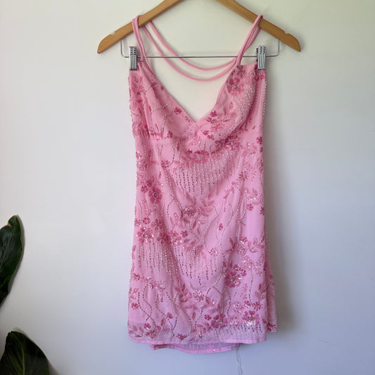 Pepper Mayo Vietta Sequin Cami Mini Dress AU14/US10