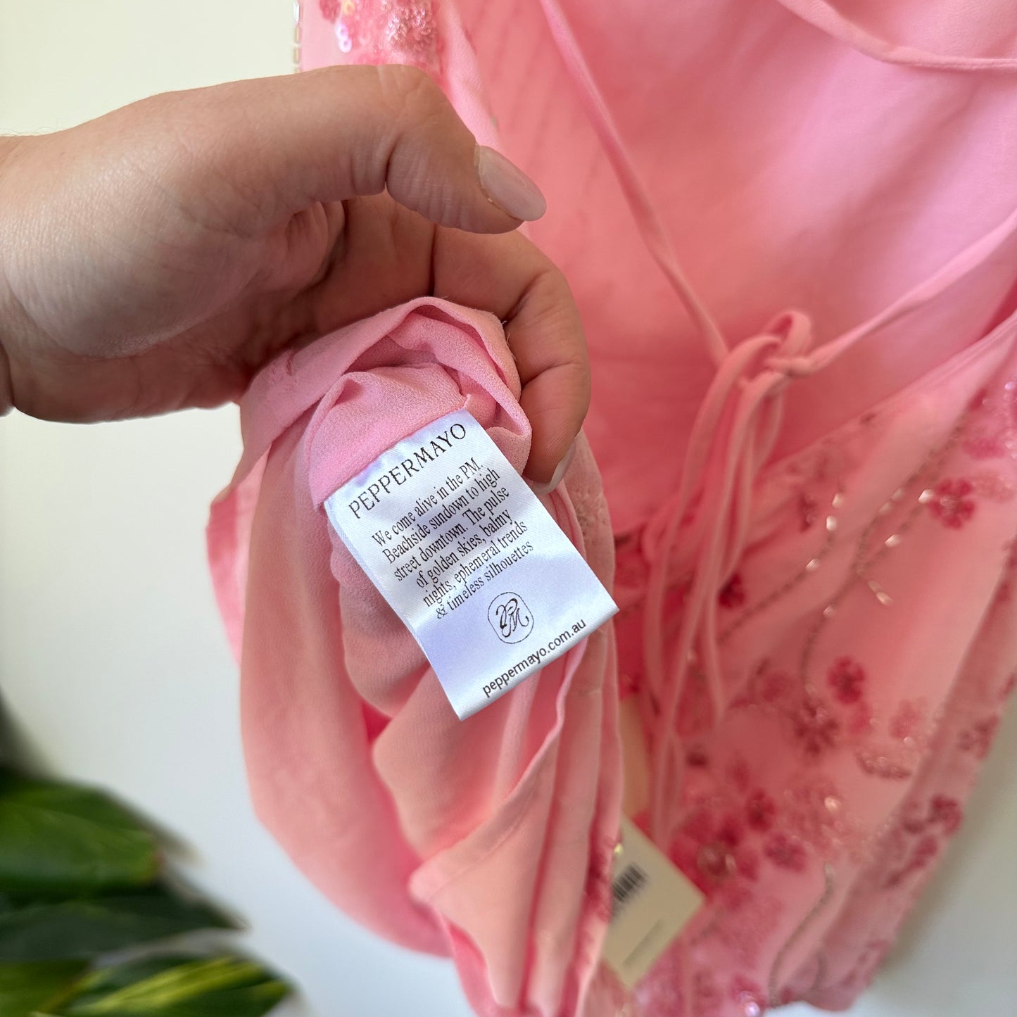 Pepper Mayo Vietta Sequin Cami Mini Dress AU14/US10