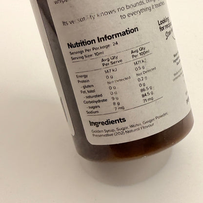 Pepper & Me Can't Catch Me 240mL Gingerbread Syrup