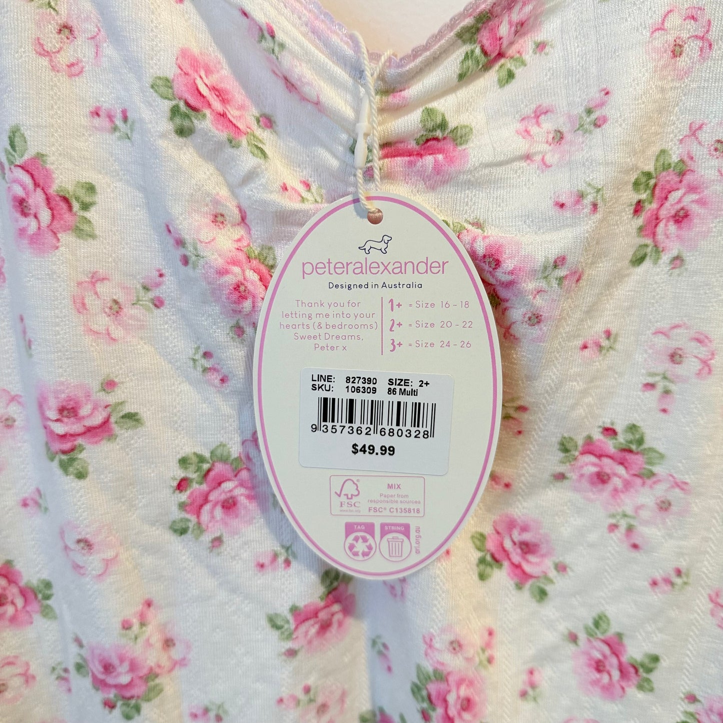 Peter Alexander Floral Crop Tank - Multi - 2+ (20-22)