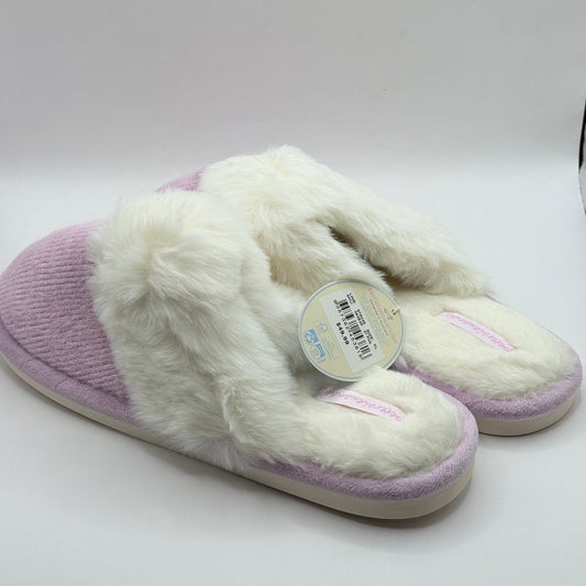 Peter Alexander Light Purple Fluffy Slippers - XL