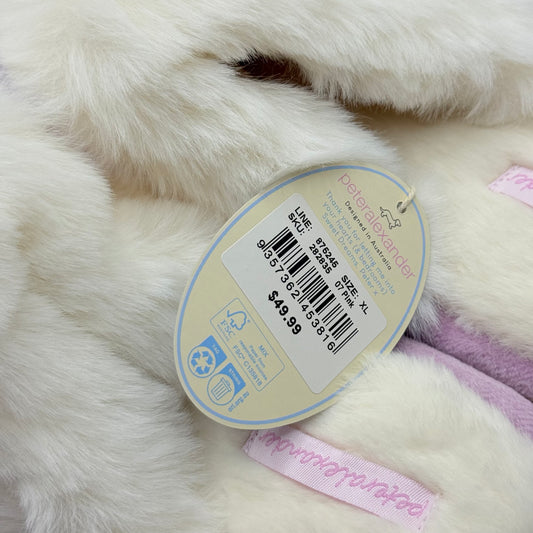 Peter Alexander Light Purple Fluffy Slippers - XL