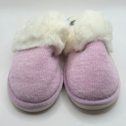 Peter Alexander Light Purple Fluffy Slippers - XL