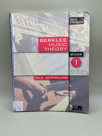 Berklee Music Theory Book 1  by Paul Schmeling