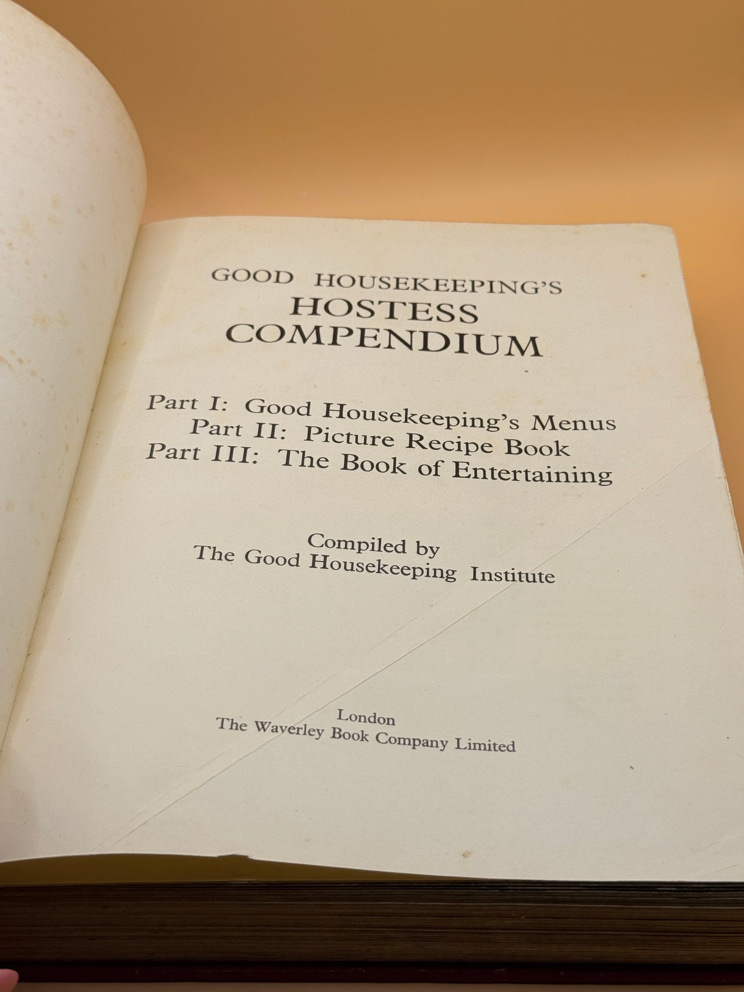 Good Housekeeping's Hostess Compendium 1956