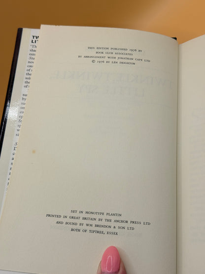 Twinkle, Twinkle, Little Spy by Len Deighton (1976)
