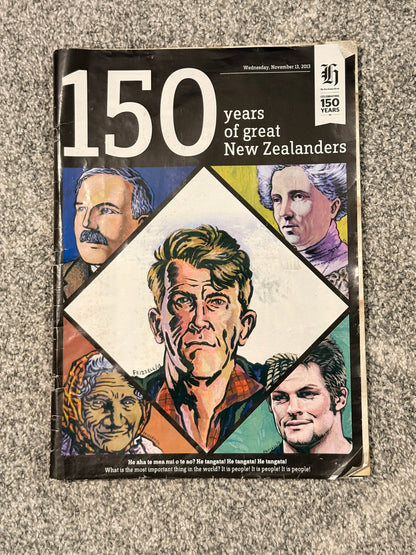 150 years of New Zealand history (Nov 2013 Herald Insert)