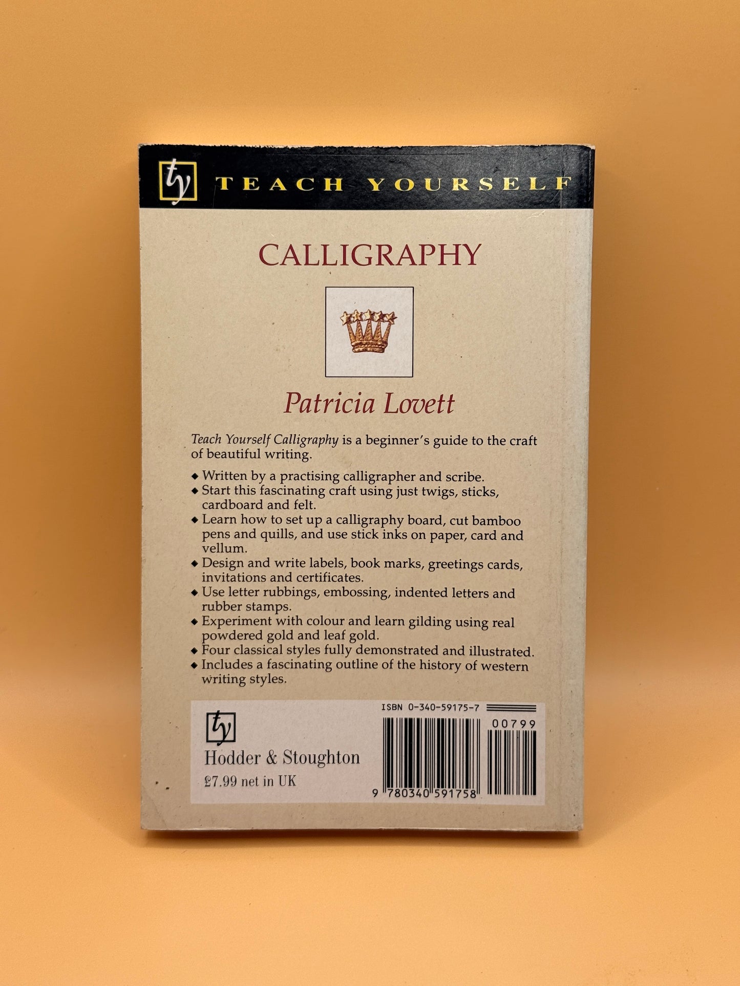 Teach Yourself Calligraphy by Patricia Lovett