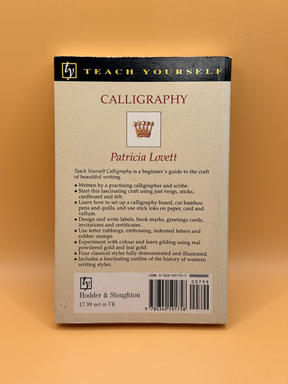 Teach Yourself Calligraphy by Patricia Lovett