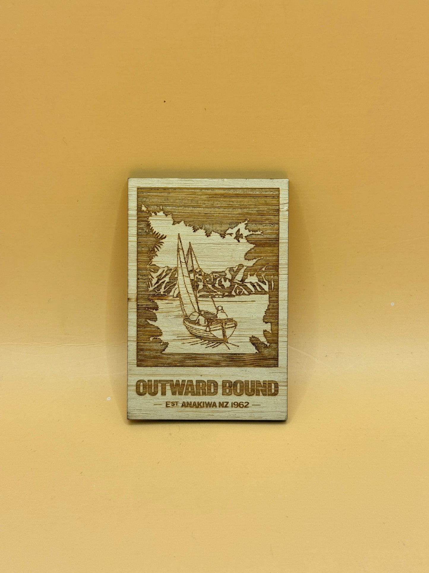 Outward Bound Anakiwa Wooden Fridge Magnet