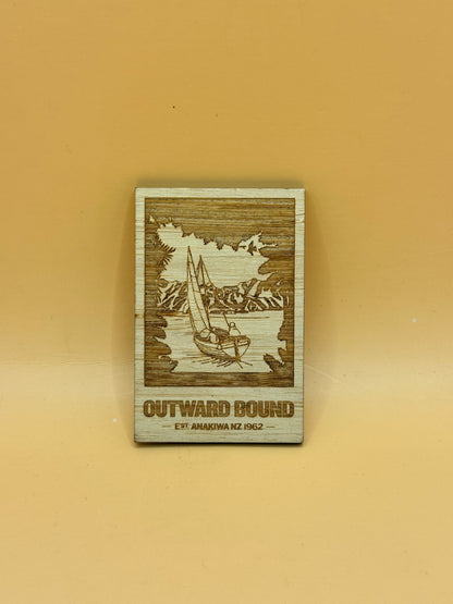 Outward Bound Anakiwa Wooden Fridge Magnet