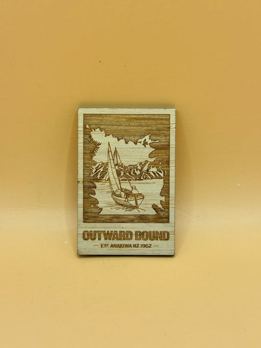Outward Bound Anakiwa Wooden Fridge Magnet