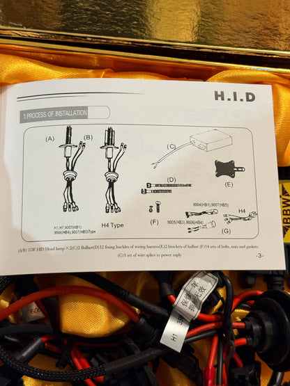 BBW HID Xenon Conversion Kit — H1