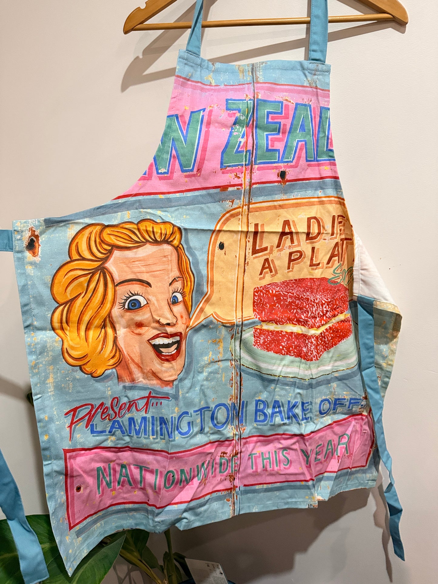 NZ Retro "Lamington Bake Off" Novelty Apron