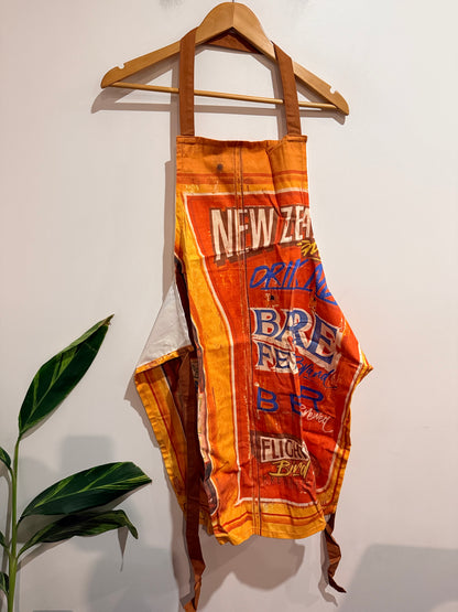 NZ Retro "Bare Feet Beer" Novelty Apron