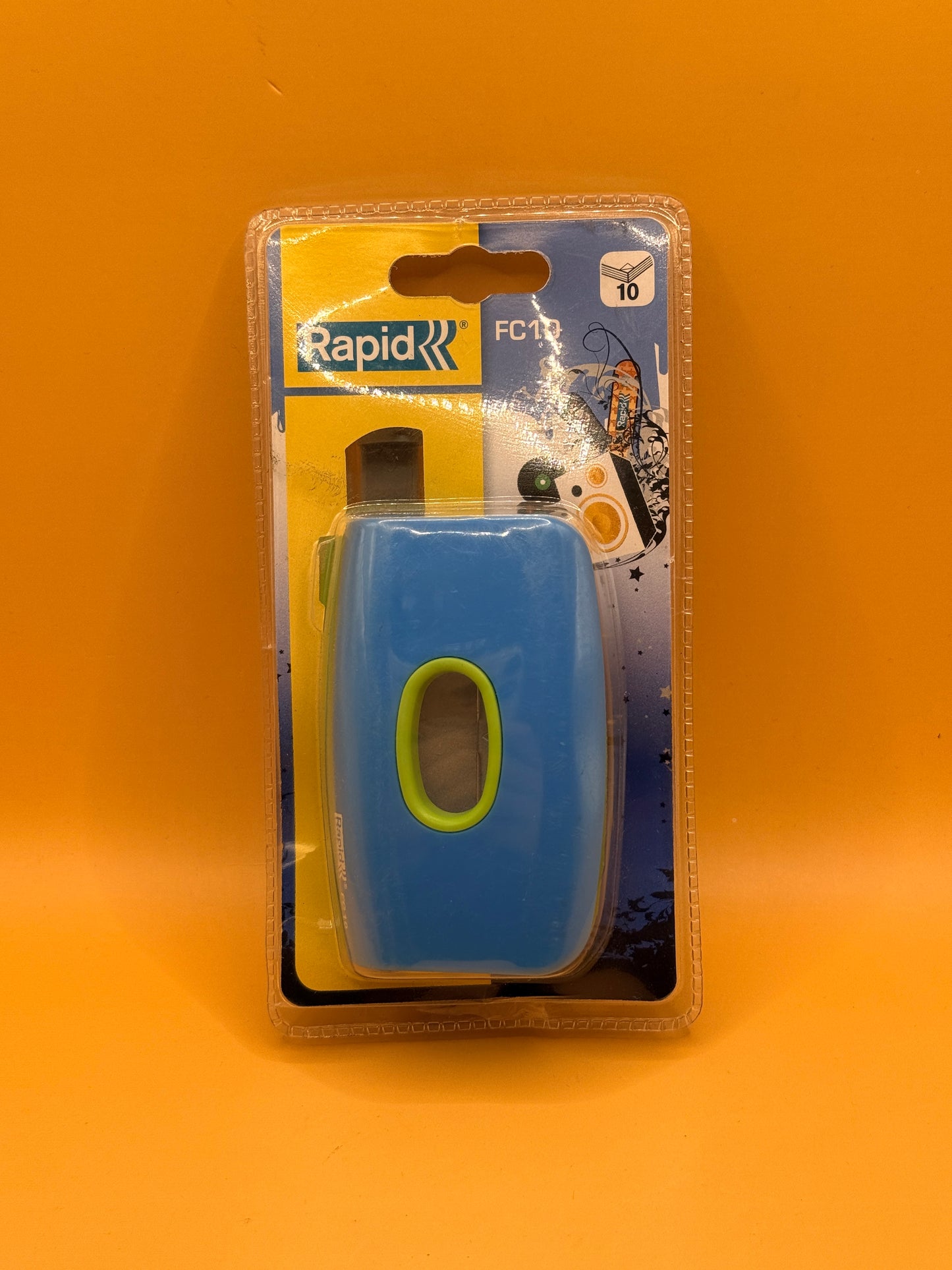 Rapid FC10 Mini Hole Punch - Blue/Green