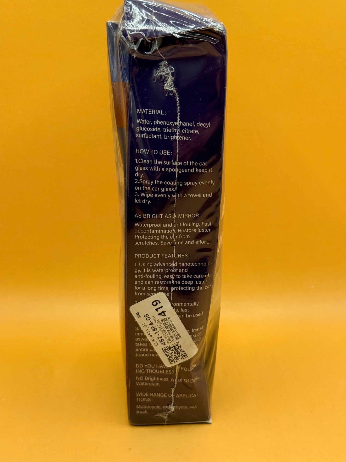 Spray Coating Agent - Antifouling Waterproof Car Spray 120ml