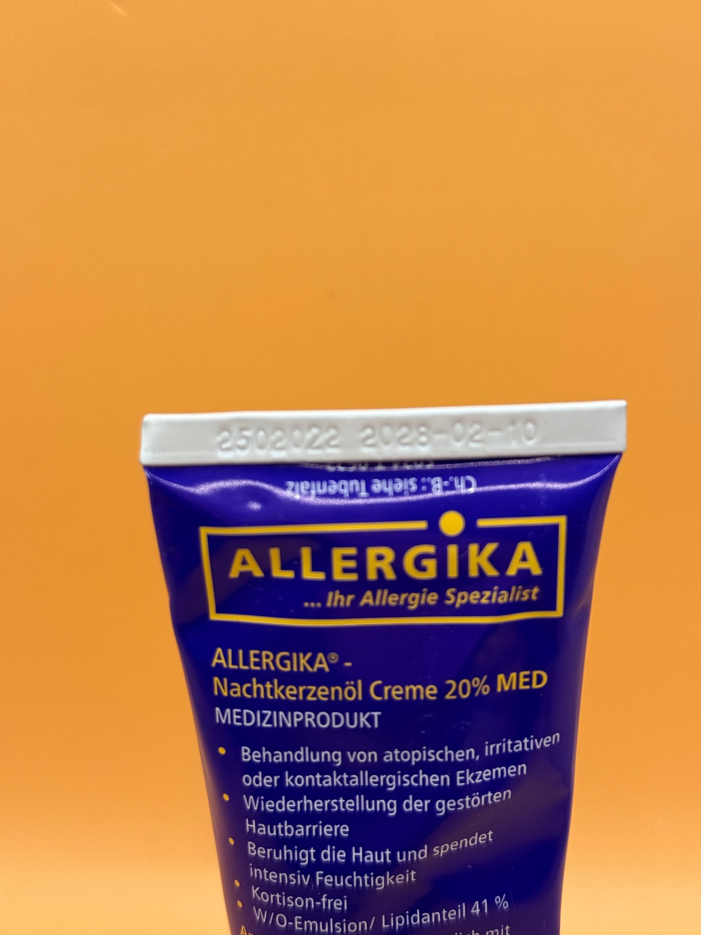 Allergika Nachtkerzenöl Creme 20% MED - 100ml