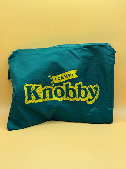 Camp Knobby Ripstop Zip Pouch - Teal