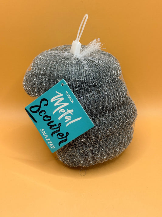 Snazzee Metal Scourers - 5 Pack