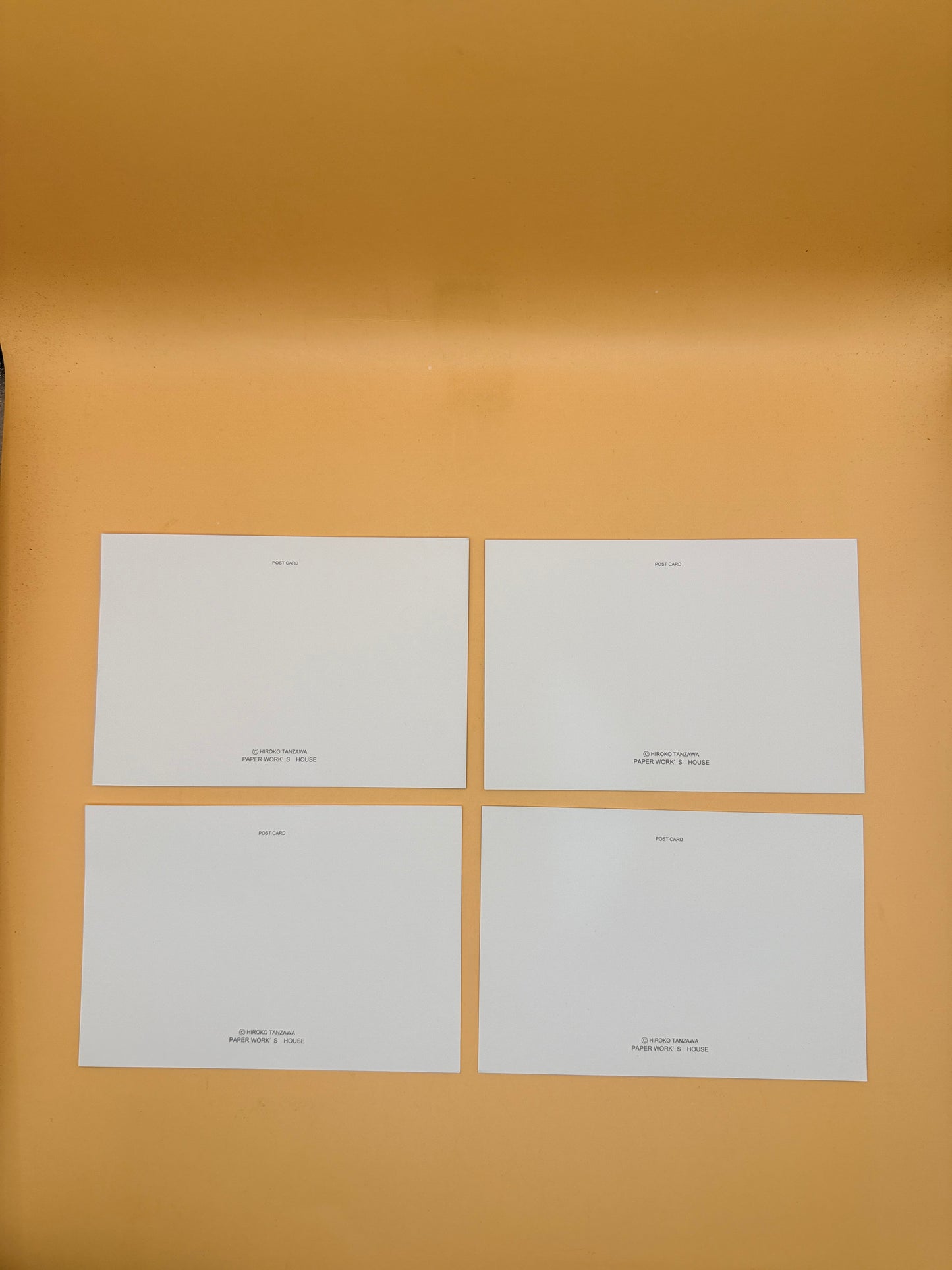 Hiroko Tanzawa Paper Work's House Postcards - (Set of 4)