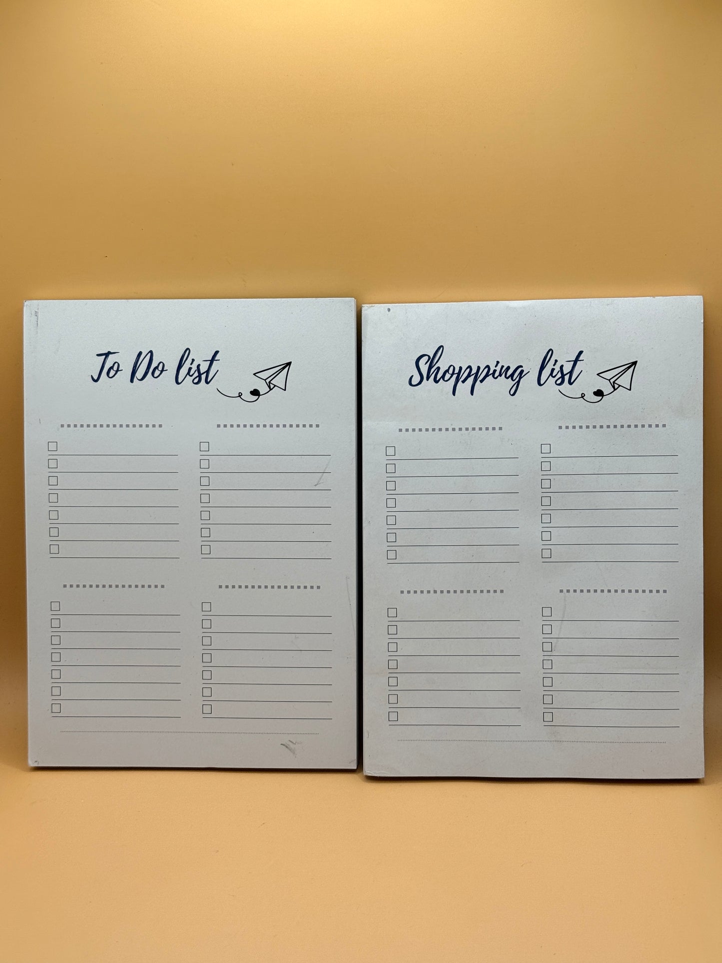 To Do List & Shopping List Notepads (Set of 2)