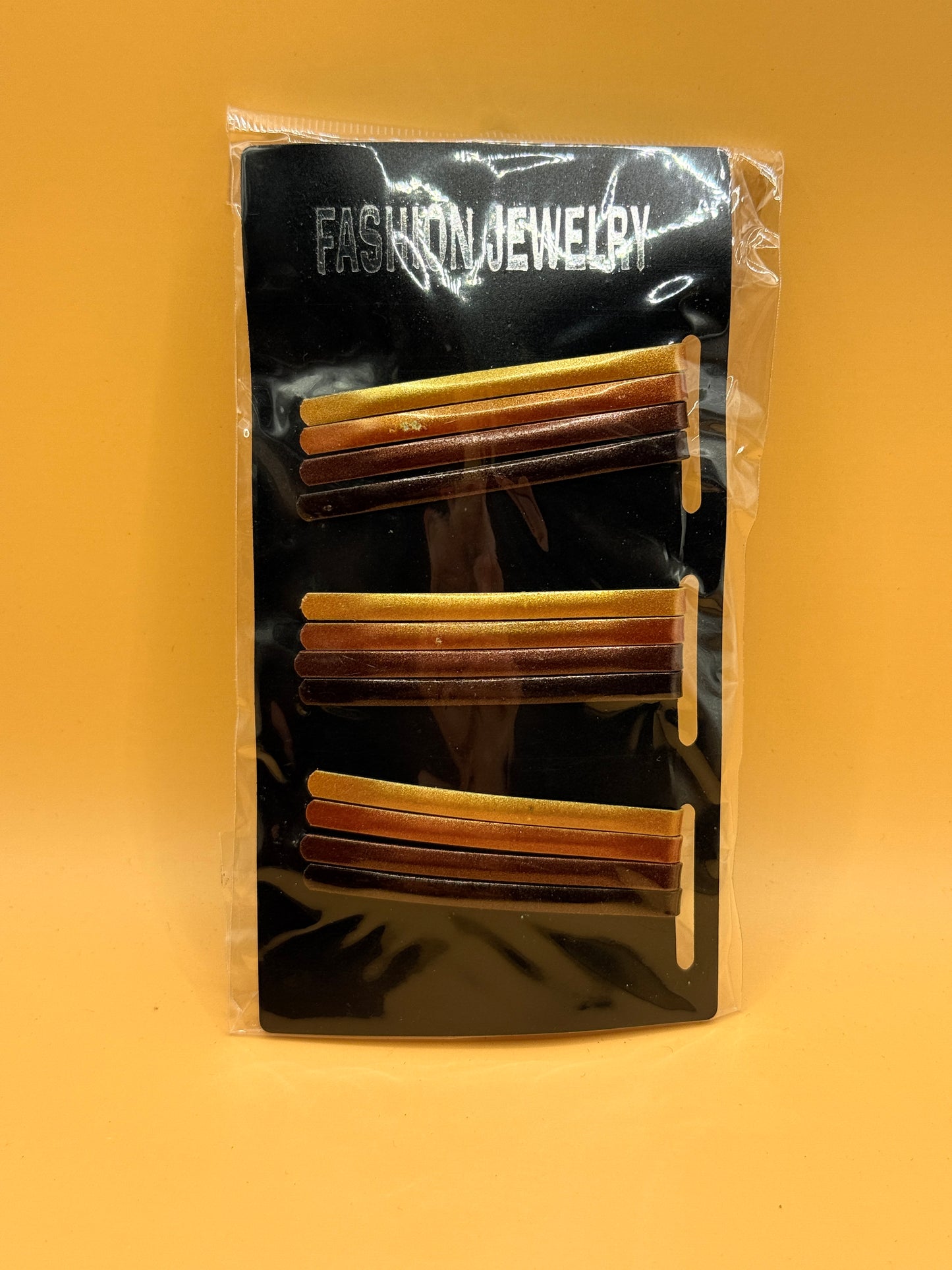 Bobby Style Hair Clips – Gold (Pack of 12, 6cm)