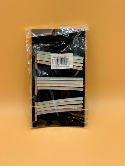 Bobby Style Hair Clips – Gold (Pack of 12, 6cm)