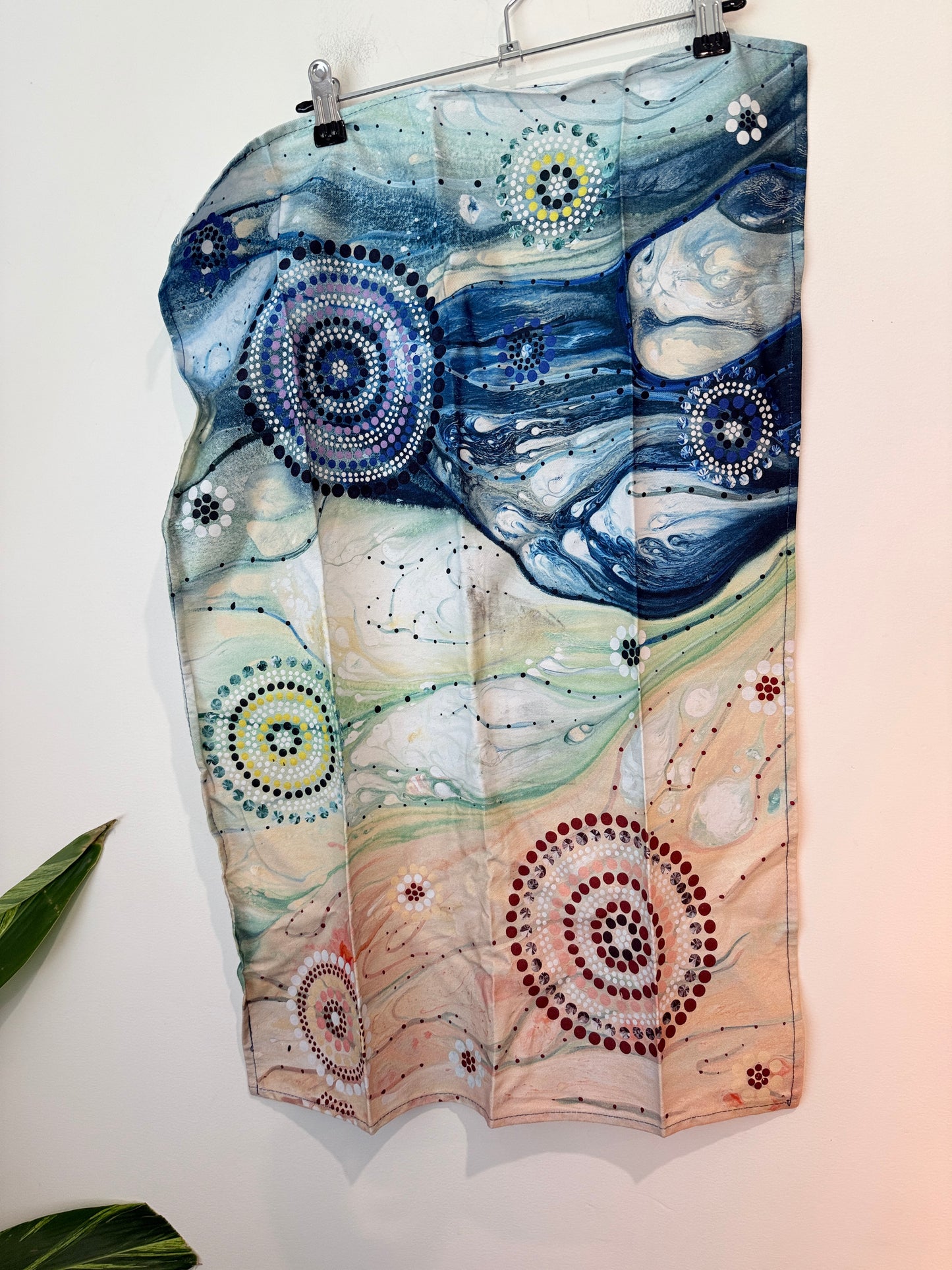 Bradley Kickett Australian Indigenous Art Tea Towel