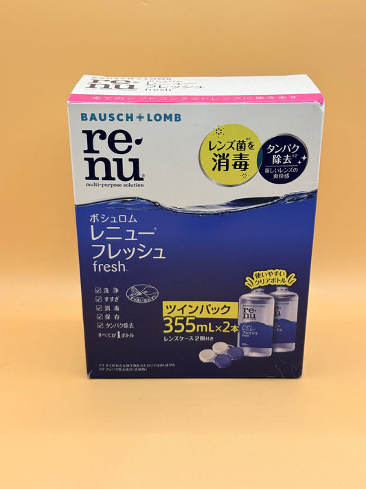 Bausch + Lomb ReNu Fresh Multi-Purpose Contact Lens Solution 355mL x 2