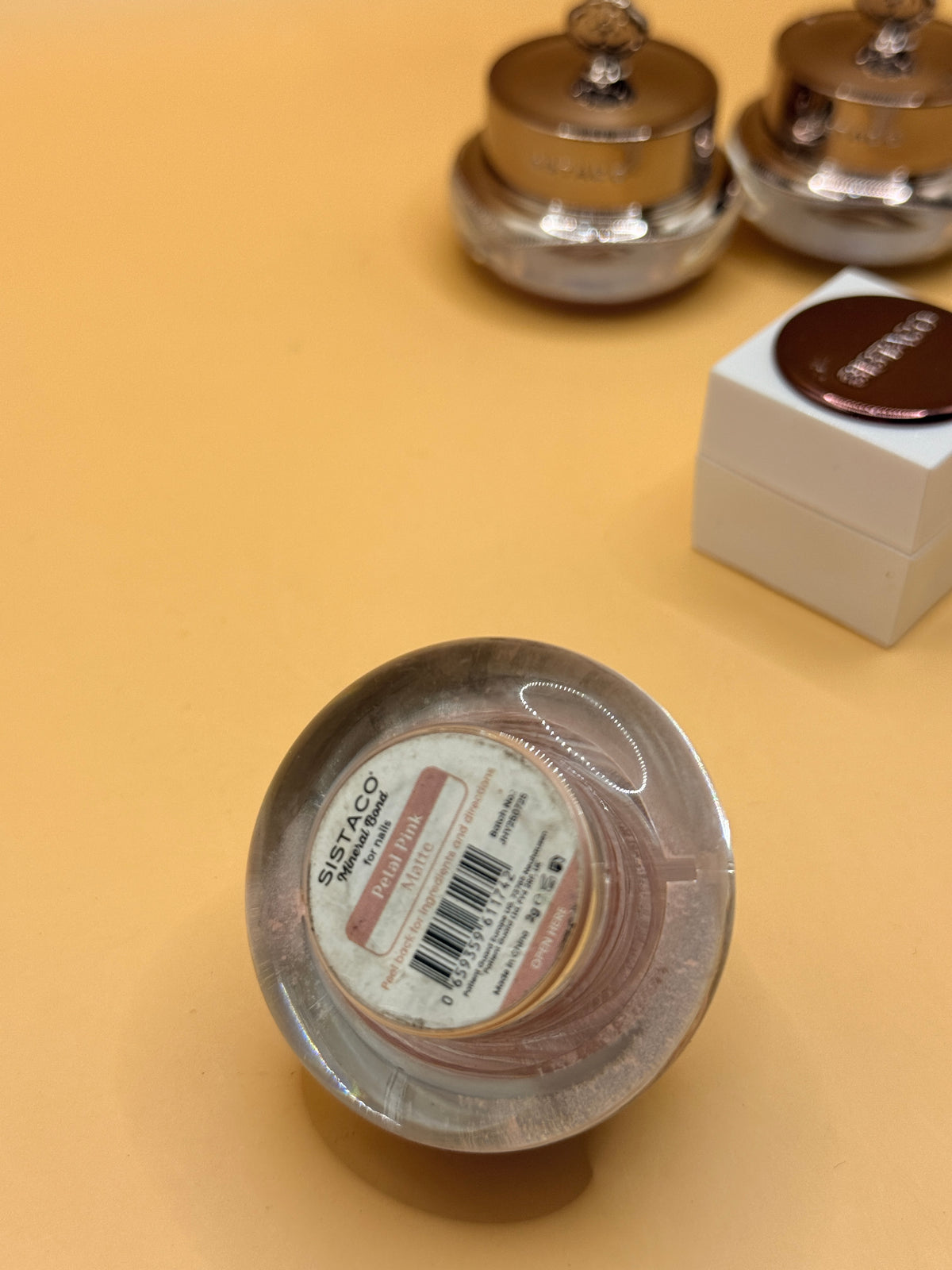 SISTACO Mineral Bond Nail Powder & Finishing Touch Set – 4 Pieces