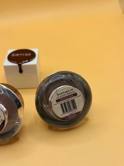 SISTACO Mineral Bond Nail Powder & Finishing Touch Set – 4 Pieces