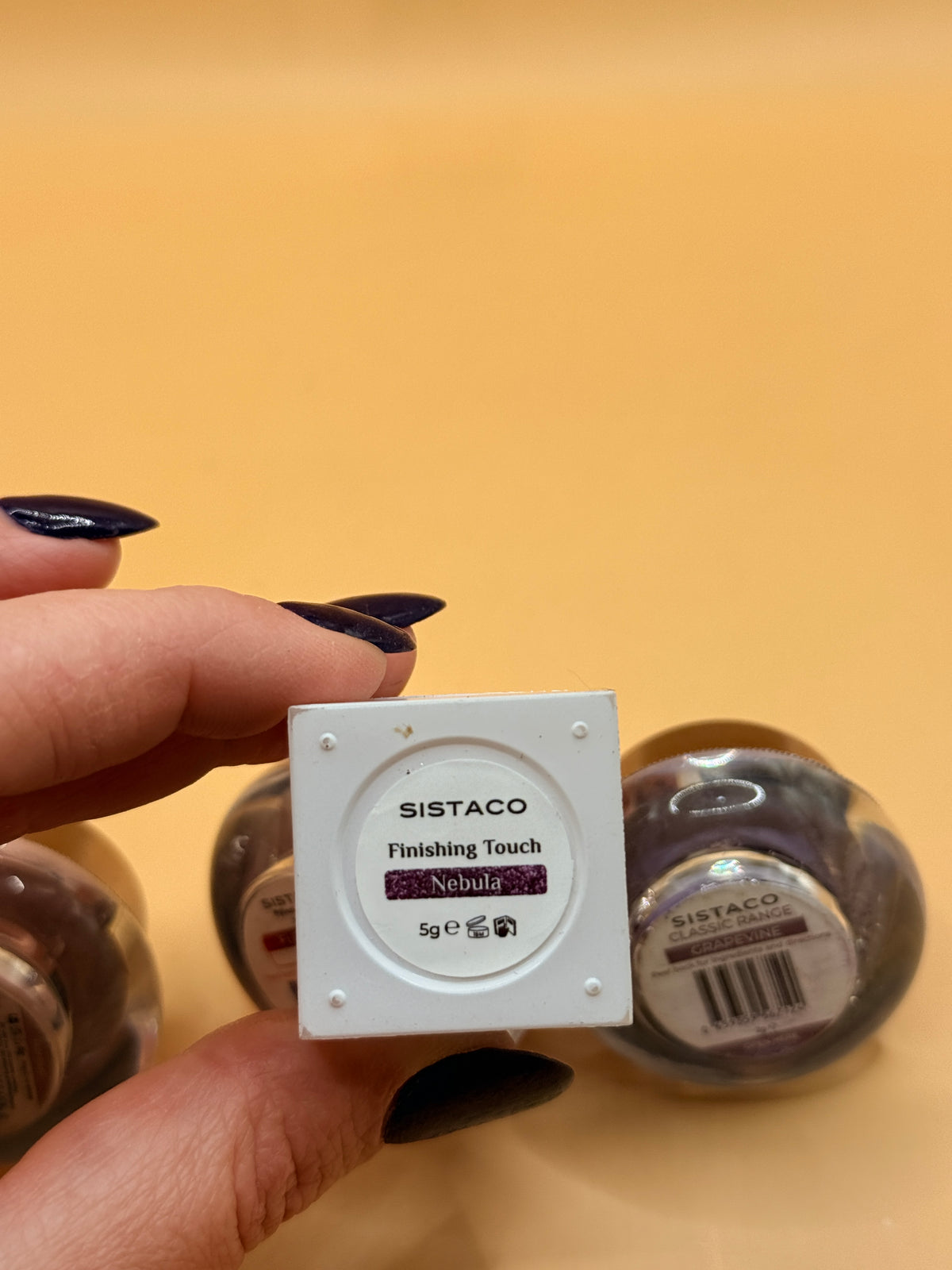 SISTACO Mineral Bond Nail Powder & Finishing Touch Set – 4 Pieces