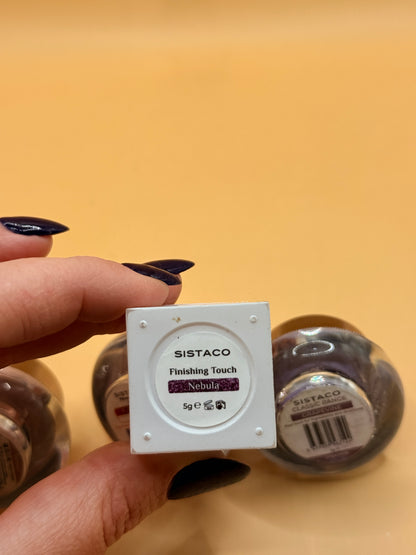 SISTACO Mineral Bond Nail Powder & Finishing Touch Set – 4 Pieces