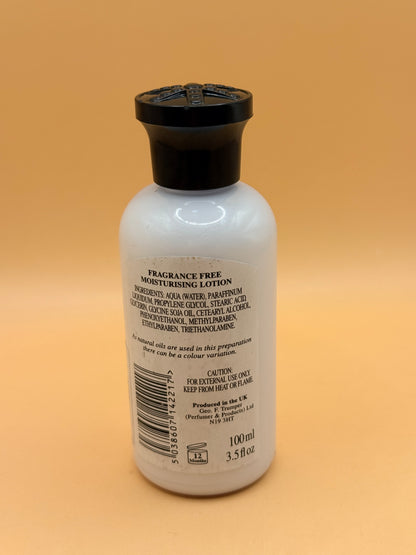 Geo. F. Trumper Fragrance Free Moisturising Lotion 100mL