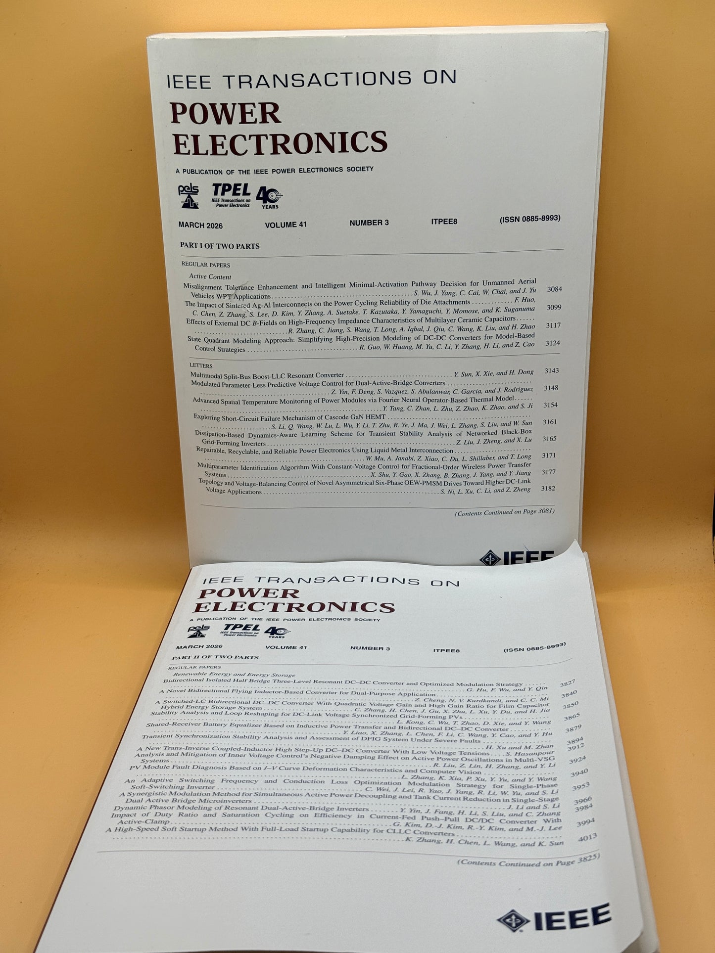 IEEE Transactions on Power Electronics – March 2026 (Vol. 41, No. 3) by IEEE Power Electronics Society