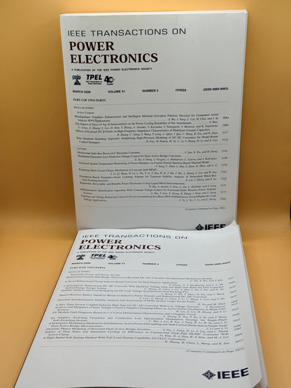 IEEE Transactions on Power Electronics – March 2026 (Vol. 41, No. 3) by IEEE Power Electronics Society