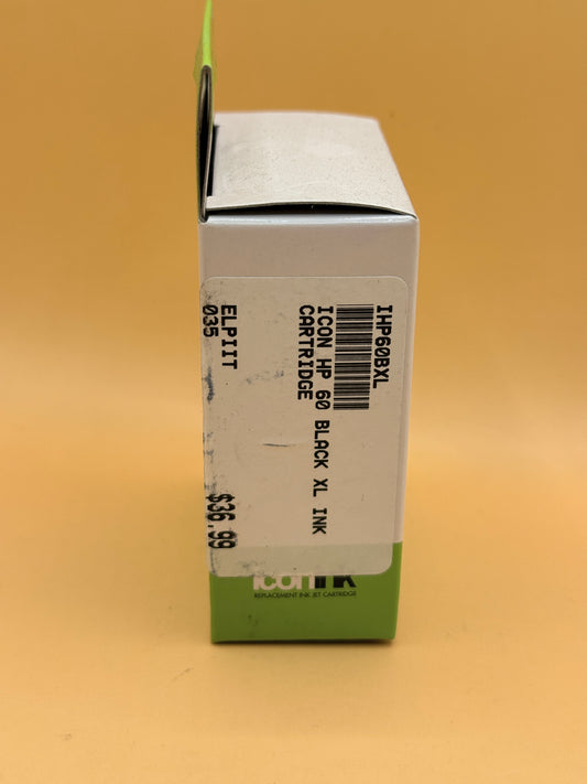 Icon Ink HP 60XL Black Remanufactured Ink Cartridge IHP60BXL