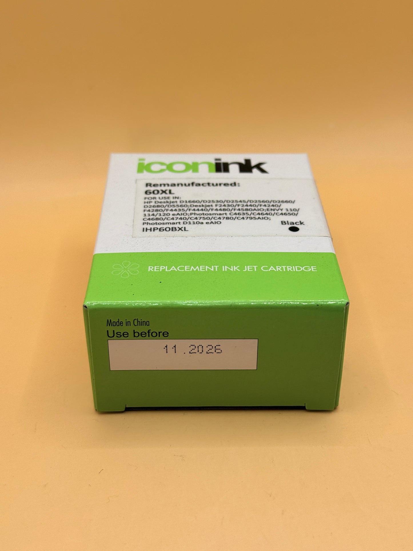 Icon Ink HP 60XL Black Remanufactured Ink Cartridge IHP60BXL