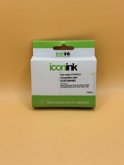 Icon Ink Epson 604XL Yellow Replacement Ink Cartridge IET604XLY