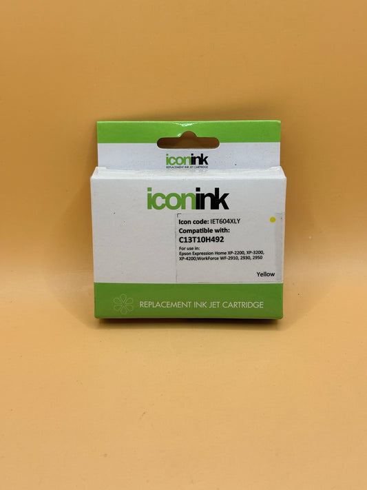 Icon Ink Epson 604XL Yellow Replacement Ink Cartridge IET604XLY