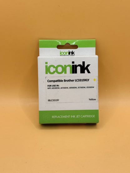 Icon Ink Brother LC3319XL Yellow Replacement Ink Cartridge IBLC3319Y