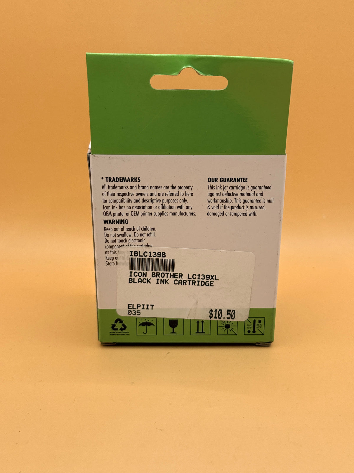 Icon Ink Brother LC139XL Black Replacement Ink Cartridge IBLC139B